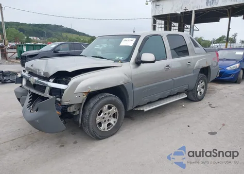 2002 Chevrolet Avalanche 1500 from USA, damaged, VIN 3GNEK13T12G216666